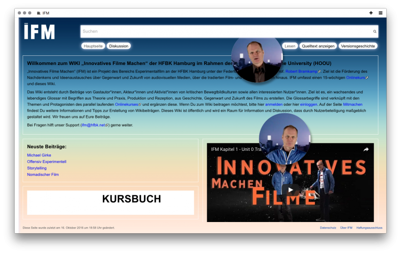 Screenshot Wiki "Innovatives Filme Machen"
